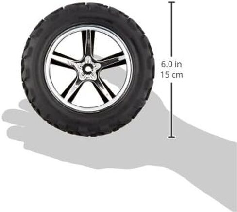 Traxxas 5374 Talon Tires Pre-Glued on Gemini Chrome Wheels (pair) in Saudi Arabia