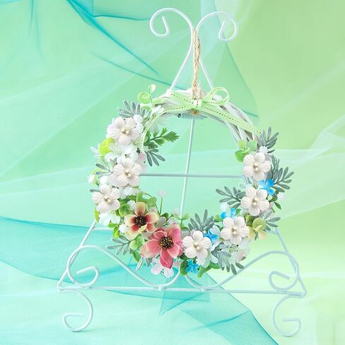 Luckforest Mini Faux Flower Embellishments, 50 Pcs Mini Artificial Flowers with Beading for Sewing on Apparel, Scrapbooking, Cards and DIY Crafts Accessories, White in Saudi Arabia