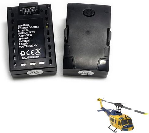 2 حزمة بطاريات لطائرة هليكوبتر RC C138 C190 C189 C186 C032 C123 C129 V2 K127 K170 (C138) in Kuwait
