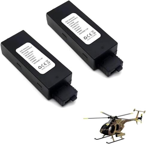 2 حزمة بطاريات لطائرة هليكوبتر RC C138 C190 C189 C186 C032 C123 C129 V2 K127 K170 (C138) in Kuwait
