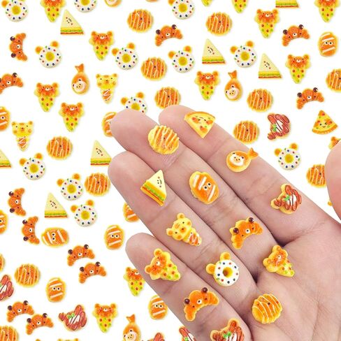 200 PCS Mini Resin Lollipop Figurines for Crafts Luminous Tiny Resin Animal Miniature Things for Dollhouse Fairy Garden Micro Landscaping Decoration Cake Toppers Decor in Saudi Arabia