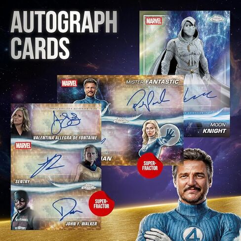 2025 Topps Marvel Studios Chrome - Factory Sealed - Hobby Box - Look for Autographs and Sketches in Saudi Arabia