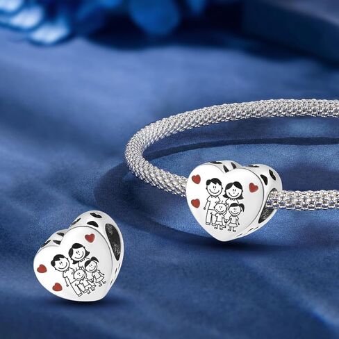 1Pc Silver Plated Fashionable Heart Love for Women Bracelets Bangles DIY Jewelry Making And Daily Outfit Matching Jewelry Decoration for Women Bracelets Bangles DIY Jewelry Making in Saudi Arabia