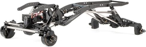 مجموعة هيكل ووصلات بناء مخصصة من ألياف الكربون LCG لـ 1/10 RC Rock Crawler عالية الخلوص (مجموعة الهيكل) in Saudi Arabia