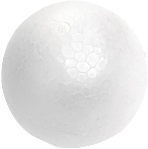 VANZACK 10 Pack Craft Foam, White Polystyrene Smooth Round, Foam for Arts, Christmas, DIY for Home, Party Decorations, 1.6 Inches in Saudi Arabia