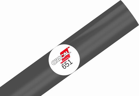 ORACAL 651 Glossy Permanent Vinyl 12 Inch x 10 Feet - Dark Grey in Saudi Arabia