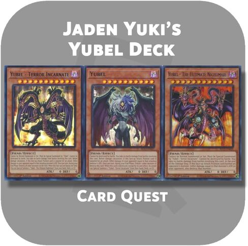 مجموعة مخصصة كاملة لـ Yu-Gi-Oh! GX - Yubel Jaden Yuki's Yubel Fusion Deck in Kuwait