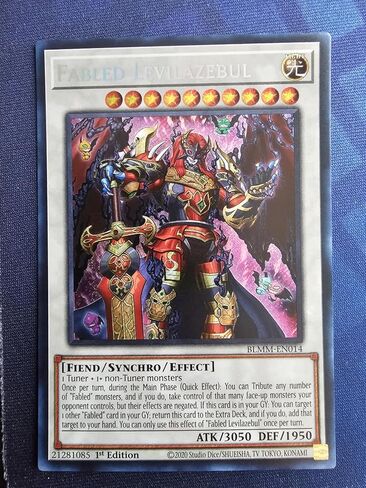 Levilazebul الأسطوري - معارك الأسطورة: Monster Mayhem - BLMM-EN014 - Secret Rare - الإصدار الأول in Saudi Arabia
