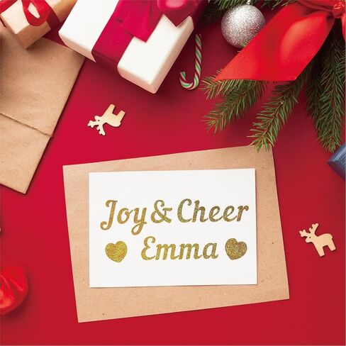 2000 Pieces 10 Sheets Vinyl Letter Stickers Small, 1/2 Inch Cursive Letter, Self-Adhesive Waterproof Alphabet Numbers for Scrapbooking Arts Crafts Water Bottle Mailbox DIY (Gold) in Saudi Arabia