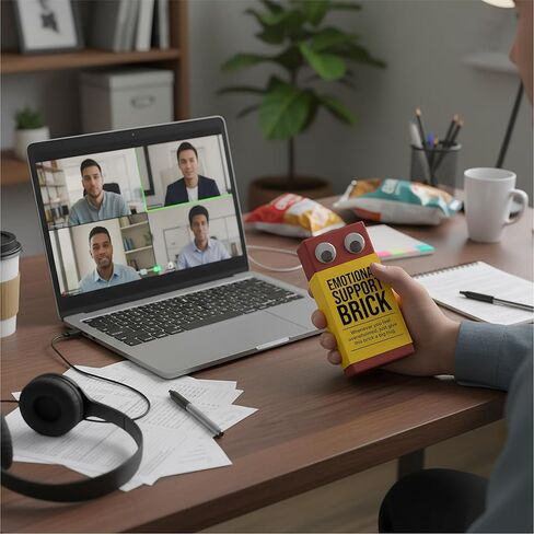 Emotional Support Brick – Funny Stress Relief Gag Gift | Sarcastic Office & Friendship Humor | Novelty Joke Gift in Saudi Arabia