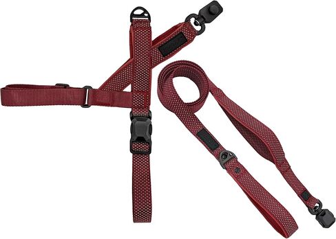 Magnetic Quick Clip: Easy Fit Harness w/Flat Leash,Black,Medium in Saudi Arabia