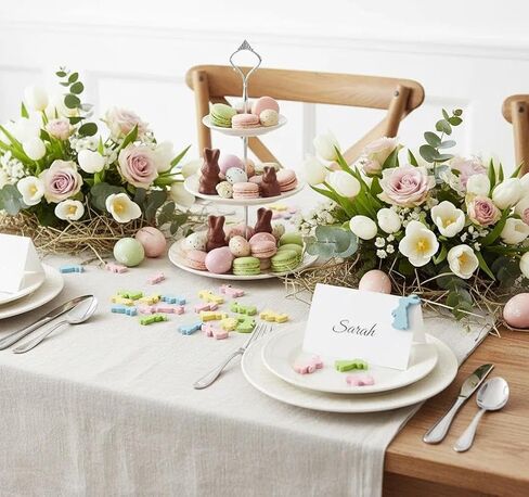 60 قطعة من أرنب عيد الفصح الخشبي الصغير، تماثيل صغيرة على الوجهين لعيد الفصح وزخارف أرنب لطاولة حفلات الربيع والحرف اليدوية in Kuwait