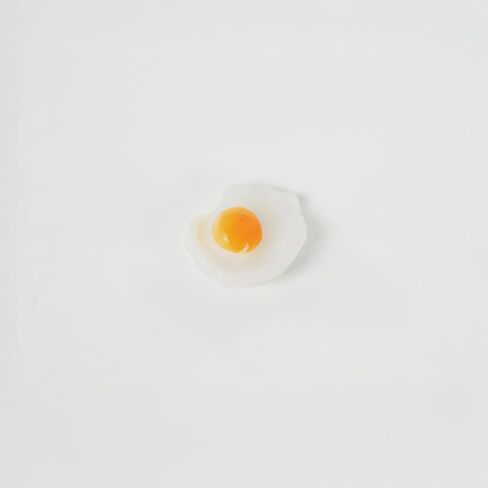 Miniature Fried Eggs Set (10 Pack) | 1:12 Scale Dollhouse Kitchen Food Accessories | Realistic Dollhouse Miniatures, Non-Edible in Saudi Arabia