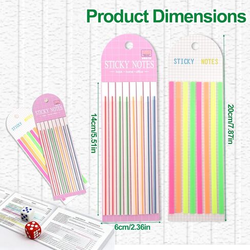 8 عبوات/1280 قطعة من ملاحظات Mahjong Finder، خط تمييز وشريط لاصق قابل للكتابة وشريط Mah Jong Card Rule Marker Reader مساعد استراتيجي للاعبين والمبتدئين، مجموعة إكسسوارات الهدايا in Saudi Arabia