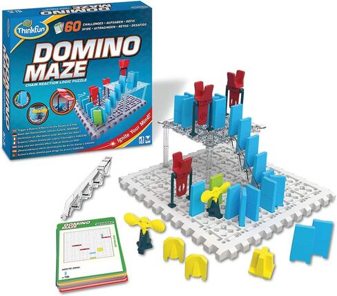 ThinkFun Domino Maze STEM Toy and Logic Game for Boys and Girls Age 8 and Up - Combines The Fun of Dominos with The Challenge of a Puzzle in Saudi Arabia