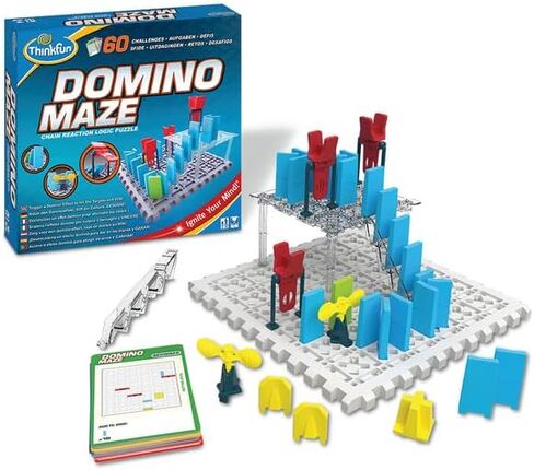 ThinkFun Domino Maze STEM Toy and Logic Game for Boys and Girls Age 8 and Up - Combines The Fun of Dominos with The Challenge of a Puzzle in Saudi Arabia