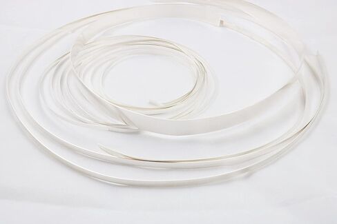 شريط الحافة 925 سلك من الفضة الإسترلينية 3/16 بوصة × 24 مقياس 1 قدم بواسطة CRAFT WIRE in Saudi Arabia