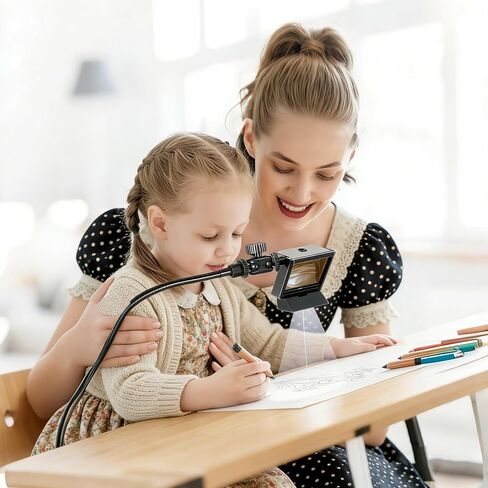 أداة رسم كاميرا لوسيدا، جهاز عرض رسم بصري، تركيب من نوع البازلاء قابل للتعديل 360 درجة، مساعد رسم شفاف للفنانين والأطفال والبالغين والمبتدئين in Kuwait