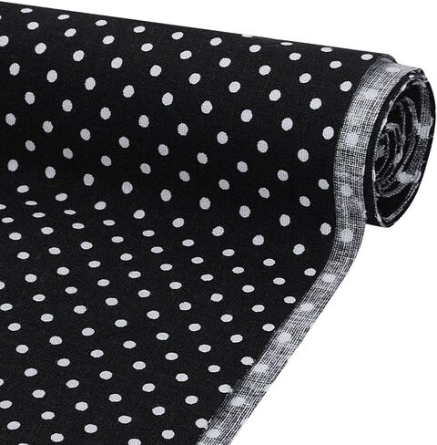 FINGERINSPIRE 1.09Yards Black White Leopard Print Cotton Fabric 62inch Wide Animal Leopard Pattern Craft Fabric for Sewing Rectangle Cotton Material for Clothes Sewing DIY Making Supplies Craft Decor in Saudi Arabia