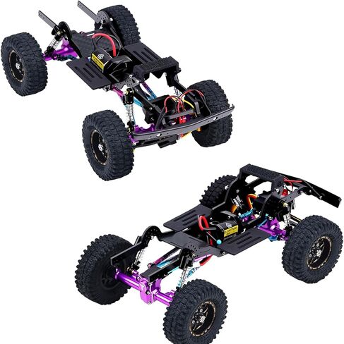 Carbon Fiber LCG Chassis Kit Frame Rail for Axial SCX24 Chevrolet C10 JLU Bronco Base Camp 1/24 RC Crawler Car in Saudi Arabia
