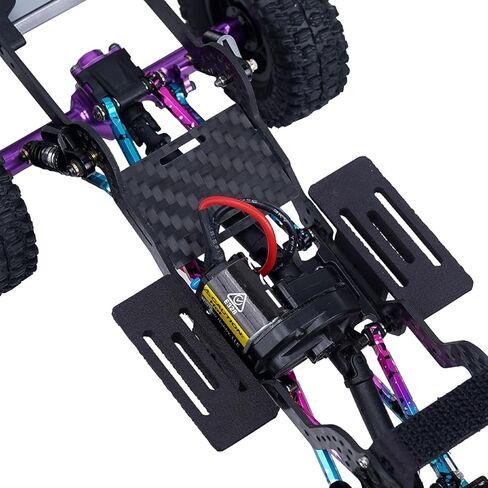 Carbon Fiber LCG Chassis Kit Frame Rail for Axial SCX24 Chevrolet C10 JLU Bronco Base Camp 1/24 RC Crawler Car in Saudi Arabia