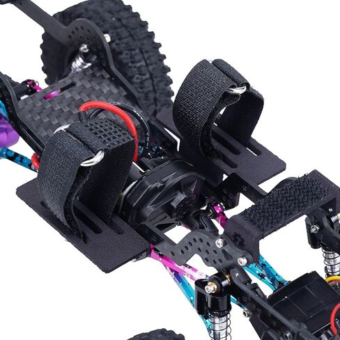 Carbon Fiber LCG Chassis Kit Frame Rail for Axial SCX24 Chevrolet C10 JLU Bronco Base Camp 1/24 RC Crawler Car in Saudi Arabia