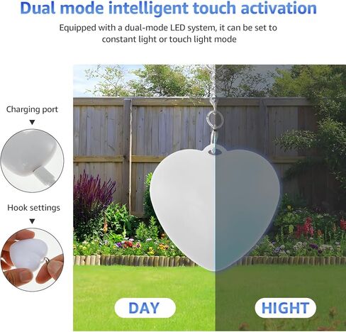 2Pcs Purse Glow Heart Light, LED Automatic Sensor Handbag Lights, Touch Activated Bag Light, Mini Handbag Purse Lamp for Purse Women Girls (Love) in Saudi Arabia