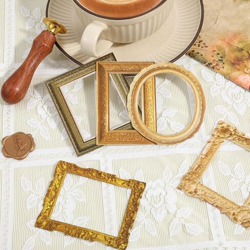 Classicseali 180pcs ملصقات الإطار لسكرابوكينغ، ملصقات إطار الصورة القابلة للصق، خمر القصاصات إطارات الصور ملصق، ديكورات سجل القصاصات لألبوم DIY غير المرغوب فيه مجلة سكرابوكينغ الحرف in Saudi Arabia