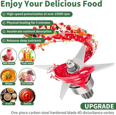 حاوية من الفولاذ المقاوم للصدأ سعة 64oz متوافقة مع خلاط 5200 E310 Vm0102 Vm0103 Vm0197 الكلاسيكي/السلسلة التجارية وما إلى ذلك، كوب وعاء إبريق الخلاط من الفولاذ المقاوم للصدأ، ضمان 5 سنوات in Kuwait