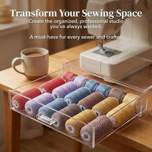 100PCS Thread Net Spool Saver, Makeup Brush Nets, Expandable Mesh Cover for Embroidery, Sewing, Quilting, Thread-Spools, Thread-Cones, Make up Brush, Paint-Brush, Handbag Tassels, Bud of Rose (White) in Saudi Arabia