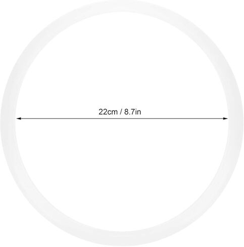 Universal Stainless Steel Pressure Cooker Sealing Gaskets, 22cm Inner Diameter, 5 Pack in Saudi Arabia