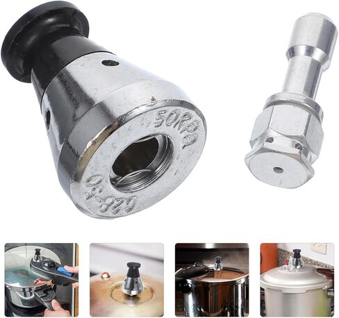 HOMSFOU Pressure Cooker Relief Valve Exhaust Pipe Replacement Part 1.57X1.10X1.10In Pressure Limiting Valve for Efficient and Stable Cooker Operation in Saudi Arabia