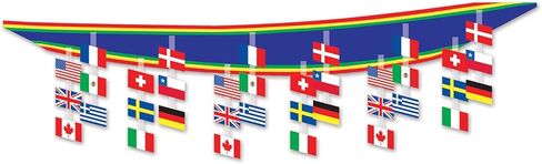 Beistle International Flag Mini Cascade Centerpiece in Saudi Arabia