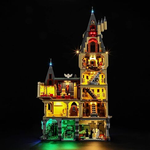 مصباح LED من YEABRICKS لقلعة Lego-76454 Harry Potter Hogwarts™: نموذج مكعبات بناء البرج الرئيسي (مجموعة البناء غير متضمنة) in Saudi Arabia