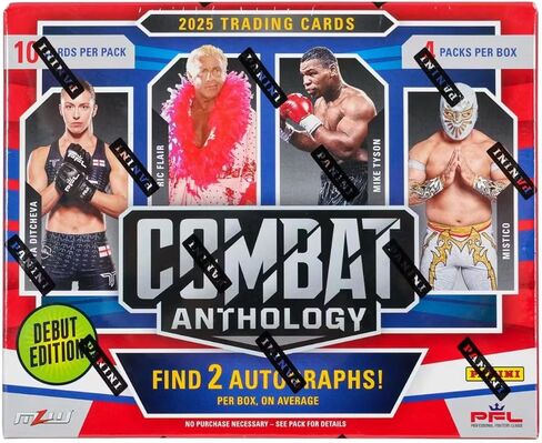 2025 Panini PFL Professional Fighters League Combat Anthology Hobby Trading Card Box (Look for 2 Autographs and 20 Inserts or Parallels per Box on Average) in Saudi Arabia