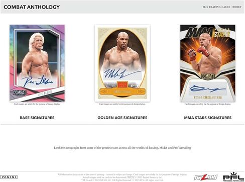 2025 Panini PFL Professional Fighters League Combat Anthology Hobby Trading Card Box (Look for 2 Autographs and 20 Inserts or Parallels per Box on Average) in Saudi Arabia