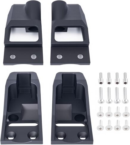 4pcs Extended Shock Tower For Vanquish Products 1/10 RC Crawler VS4-10 Chassis Upgrade Parts (Black) in Saudi Arabia