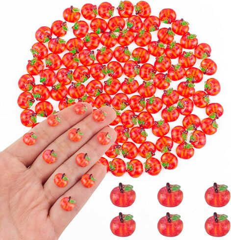 100 Pieces Tiny Strawberry for Dollhouse Micro Resin Fruit Decor for Crafts Mini Things for Fairy Garden Micro Landscaping Decoration, Style 4 in Saudi Arabia