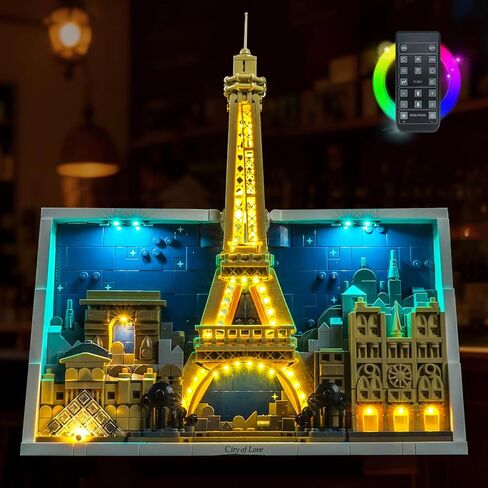 LED Lighting Compatible with Lego Paris City of Love 21064 - JUST Lights,Light Kit Compatible with Lego Architecture Paris 21064,NOT Included The Model in Saudi Arabia