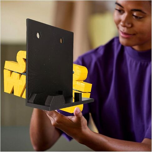 حامل حائط TEYOUYI لملحقات Lego Star Wars Brick-Built Star Wars Logo 75407 لمحبي سلسلة الأفلام - 75407 أسود in Saudi Arabia