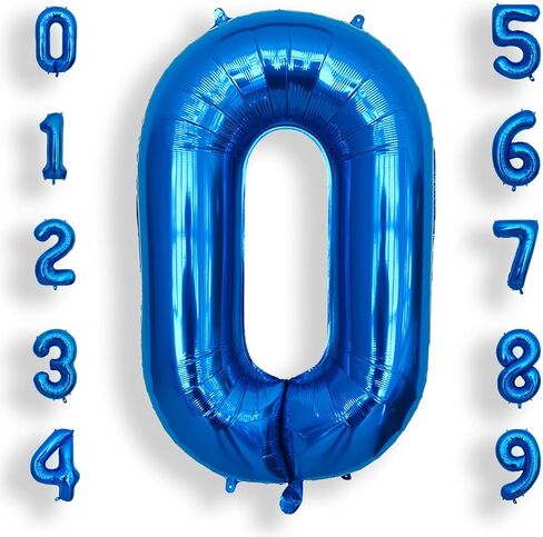 AULE 40 Inch Big Rose Gold 1 Balloon Number Large Foil Helium Number Balloons 0-9 Jumbo Giant Happy 1st Birthday Party Decorations for Boy or Girl Huge Mylar Anniversary Party Supplies in Kuwait