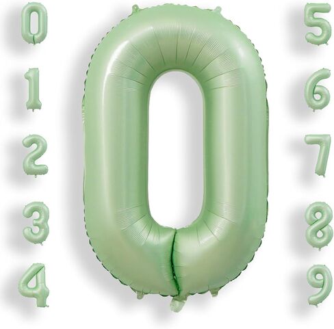AULE 40 Inch Big Rose Gold 1 Balloon Number Large Foil Helium Number Balloons 0-9 Jumbo Giant Happy 1st Birthday Party Decorations for Boy or Girl Huge Mylar Anniversary Party Supplies in Kuwait