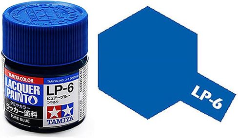 TAMIYA Lacquer Paint LP-6 Pure Blue 10 ML TAM82106 Lacquer Primers & Paints in Saudi Arabia