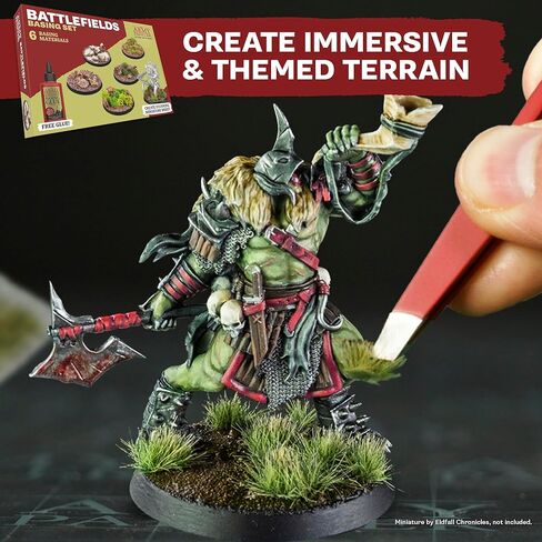 The Army Painter, Ultimate Starter Bundle, Incl: Warpaints Fanatic & Speedpaint 2.0 Mega Set, Wet Palette XL, Battlefield Basing, Masterclass DryBrushes, Black Apron, 2 brushes, Brush on primer in Saudi Arabia