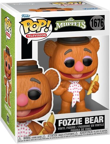 فانكو بوب! التلفاز: The Muppets - Fozzie Bear - مجسم من الفينيل قابل للتجميع - فكرة هدية - بضائع رسمية - ألعاب للأطفال والكبار - مجسم نموذجي لهواة الجمع والعرض in Saudi Arabia