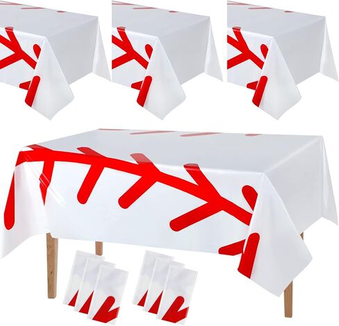 Oudain 6 Pcs Basketball Tablecloth 87 x 51 Inches Disposable Plastic Basketball Table Cover Rectangular Game Day Tablecloth Field for Birthday Decoration Sport Ball Themed Party Supplies in Saudi Arabia