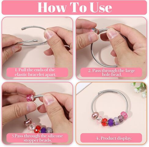 48 Pcs Snake Charm Bracelet Expandable Elastic Bangle Bracelets Stainless Steel Silver Snake Bracelet for Women DIY Jewelry Making Supplies in Saudi Arabia