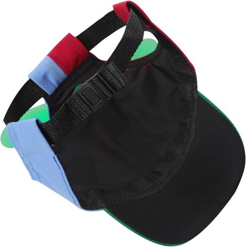 Pet Dog Cute Propeller Baseball Hat Medium Large Dogs Funny Holiday Birthday Party Clown Cap Headband Adjustable Sun Beach Visor Rainbow Helicopter Hat Pet Halloween Cosplay Costume Photo Props in Saudi Arabia