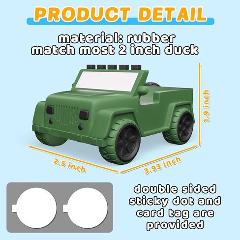 Army Green Car Rubber Ducks Most 2 in Rubber Ducks,Car Dashboard Decorations Accessory Party Favor in Saudi Arabia