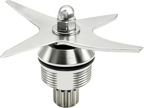 105733 105733-1 قطع غيار الشفرات المتوافقة مع استبدال شفرة الحاوية بمواصفات فيتامين 64 أونصة - مجموعة الشفرات الرطبة شديدة التحمل، متوافقة مع A2300، A2500، A3300، A3500 in Kuwait